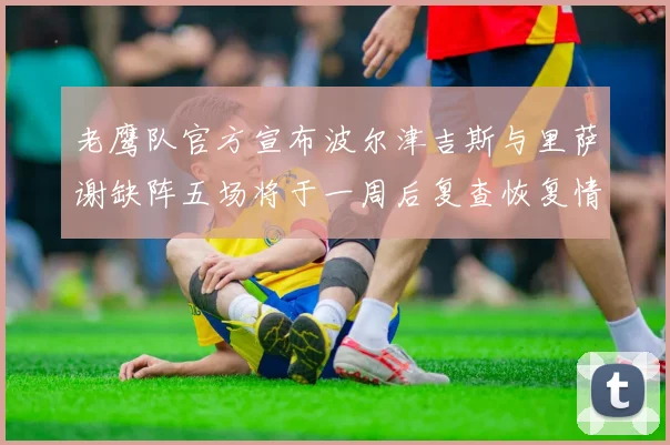 老鹰队官方宣布波尔津吉斯与里萨谢缺阵五场将于一周后复查恢复情况